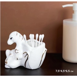 Подставка для ватных палочек Лошадь 8 см / B5448 /уп 144/ Символ года 2026 744510