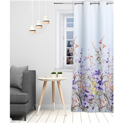 Штора портьерная «Этель. Акварель», 250×250 см, фиолетовая