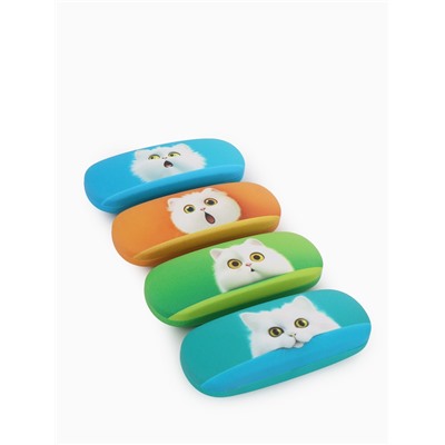 Футляр для очков на хлопушке, с рисунком, размер 16×4×6 см, МИКС