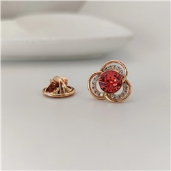 Брошь-значок с кристаллами Swarovski