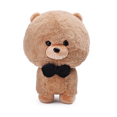 Пёсик Бишон коричневый, 23 см