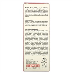 Teami, Vit-C, Collagen Infused Serum, Hibiscus - Vitamin C, 1 oz