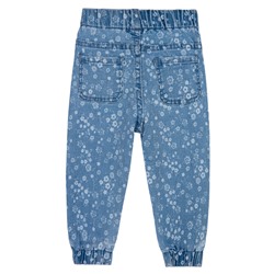 Брюки детские текстильные джинсовые для девочек