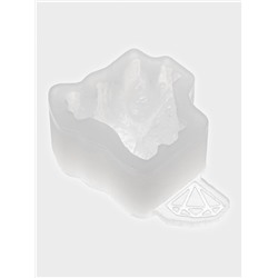 Молд для заливки «Конфетка дракоша», силикон, 3.8×3.8 см, толщина 2.2 см, прозрачный