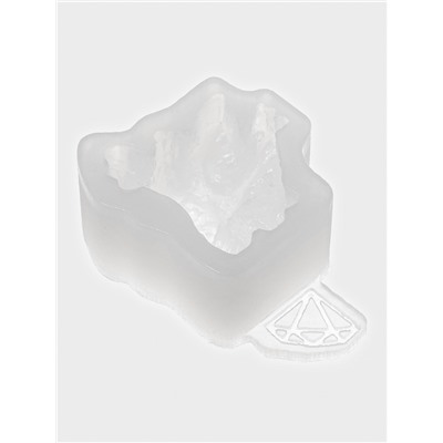 Молд для заливки «Конфетка дракоша», силикон, 3.8×3.8 см, толщина 2.2 см, прозрачный