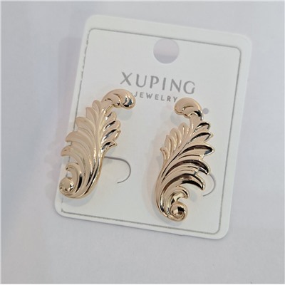 Серьги коллекция "Xuping" покрытие позолота, арт.004.089