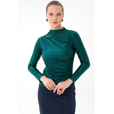 Лонгслив Нора (изумрудный)