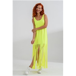 7488 Платье женское (Желтый неон)