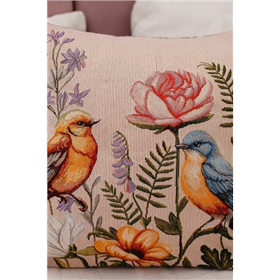Наволочка декоративная 38х38 Птицы НАТАЛИ, 1133019