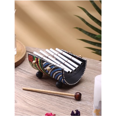 Сувенирный музыкальный инструмент «Ксилофон», 25×15×8 см, бамбук, алюминий