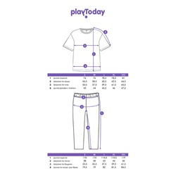 Комплект для мужчин: фуфайка (футболка) трикотажная, брюки текстильные