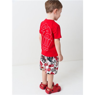 Комплект трикотажный для мальчиков: фуфайка (футболка), шорты