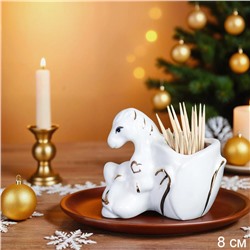 Подставка для зубочисток Лошадь 8 см / B5448 /уп 144/ Символ года 2026