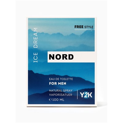Туалетная вода мужская Free Style Nord Ice Dream, 100 мл