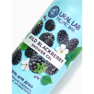 Гель для душа женский, 300 мл, аромат бодрящей ежевики, URAL LAB