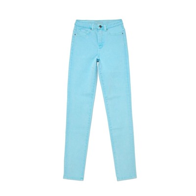Джинсы CONTE Цветные джинсы skinny с высокой посадкой и эффектом варки CON-219 Lycra
