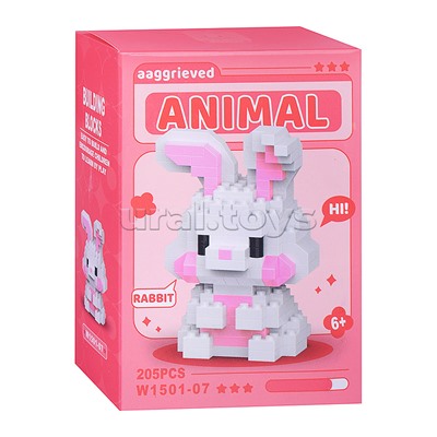 Конструктор "Кролик" (205 дет.) в коробке