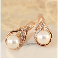 Серьги позолота H01-14135