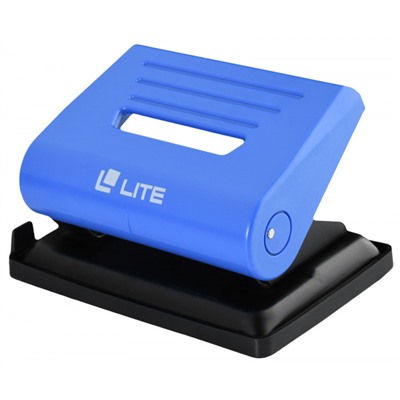 Дырокол на  20 листов синий, линейка форматов DL-20B LITE