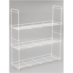 Стеллаж для рассады и цветов, 64.5×22×74 см, белый