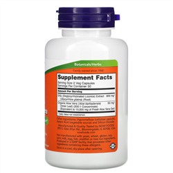 Now Foods, Глицирризинат корня солодки с алоэ вера, 400 мг, 100 растительных капсул
