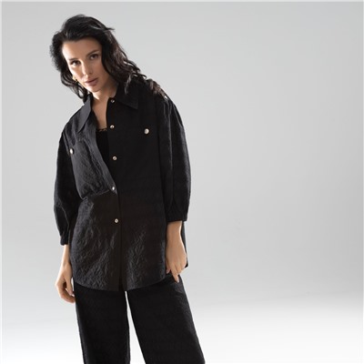 Рубашка, Пик элегантности (super black, с поясом)