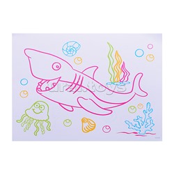 Доска для рисования "Единорог 3D" в коробке