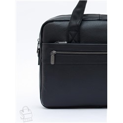 Портфель мужской кожаный 11011Z black Zinimsk в Новосибирске