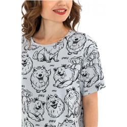 Сорочка Джули-1 (Серый)