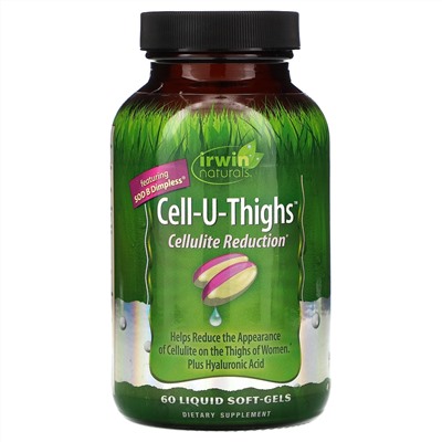 Irwin Naturals, Cell-U-Thighs, Cell Reduction, 60 Liquid Soft-Gels