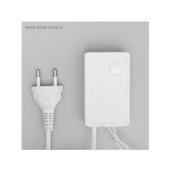 Гирлянда «Водопад» 2×1.5 м, IP44, прозрачная нить, 400 LED, свечение белое, 8 режимов, 220 В