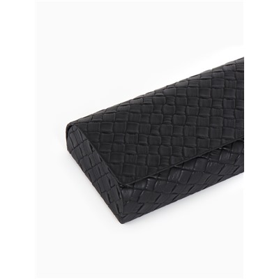 Футляр для очков на магните, размер 15.5×6×3 см, чёрный