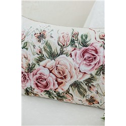 Наволочка декоративная 65х45 Роза бежевый НАТАЛИ, 1076475