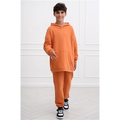 Костюм для девочки оверсайз из футера трехнитки Happyfox