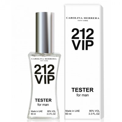 Carolina Herrera 212 Vip Men тестер мужской (60 мл) Duty Free (неверная дата на коробке)
