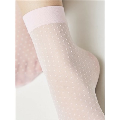 Полиамидные CONTE FANTASY 20 Носки в горошек