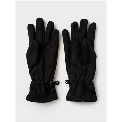 Комплект для девочек: митенки текстильные, перчатки трикотажные