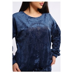 Костюм с брюками велюровый 635П НАТАЛИ, 1225347