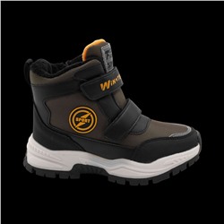 Ботинки мембранные на меху А7717-9 хаки