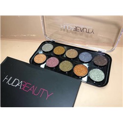 палетка теней гелиевые с блёстками от Hudabeauty