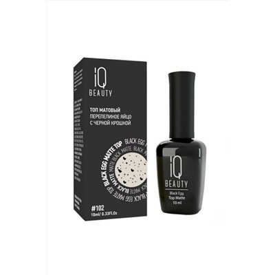 IQ Beauty Матовый топ перепелиное яйцо / Black Egg Matt, 10 мл KRISTALLER, 1108513