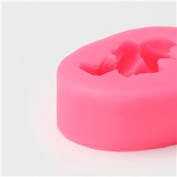 Молд для заливки «Малыш», силикон, 7×5×2.7 см, розовый
