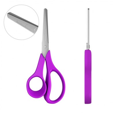 Ножницы школьные 140 мм JOY Ergo с линейкой 35145 ErichKrause