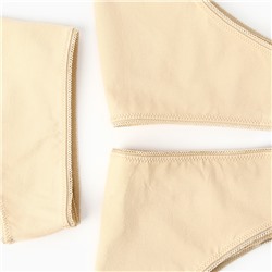 Трусы женские бразилиана Mark Formelle, набор 3 шт., цвет бежевый, размер 46 (M)