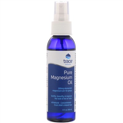 Trace Minerals Research, Чистое магниевое масло, 118 мл (4 жидк. унции)