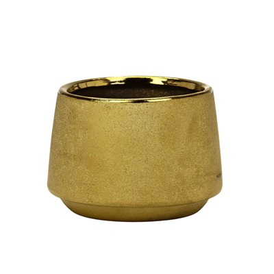 УЦЕНКА Кашпо "Золотое" 14,5х14,5х10см