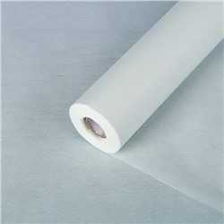 Фетр для декора и флористики, однотонный, белый, двусторонний, рулон 1 шт., 50 см × 15 м