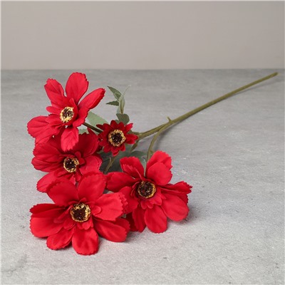 Цветок искусственный Ромашка 60 см / W01003-16 /уп 600/