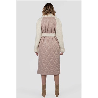 01-12124 Пальто женское демисезонное (пояс)