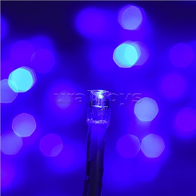 Электрогирлянда светодиодная 6*0,7м, 192 лампы, синий